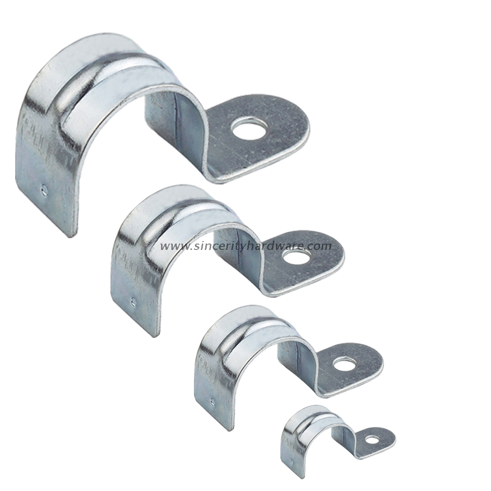 EMT One Hole Stainless Steel Galvanized Saddle Pipe Clamp