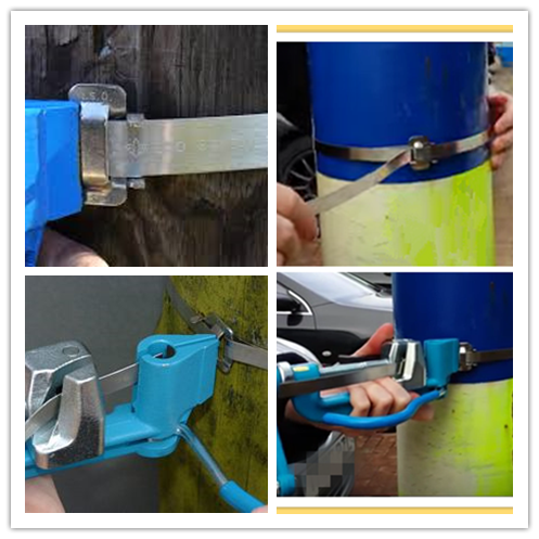 Stainless Steel Banding Strap Buckle for Pole Pipe application