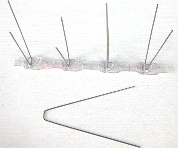 plastic bird spikes