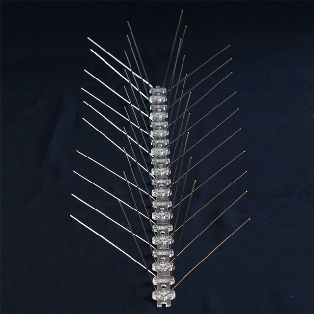 Size 50CM Eco-friendly Bird Control Spikes with Plastic Base