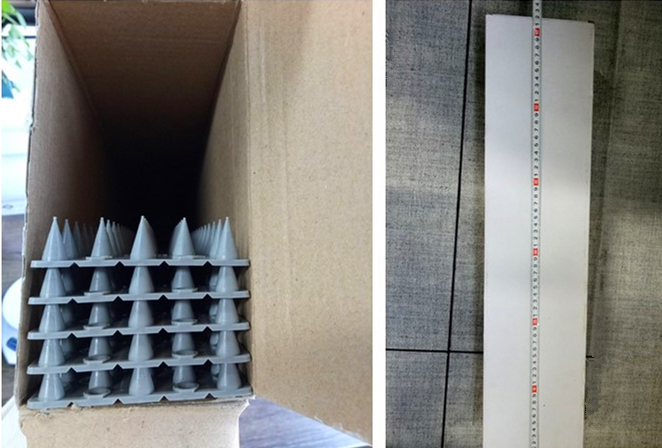 PC-77-bird spike packing detail