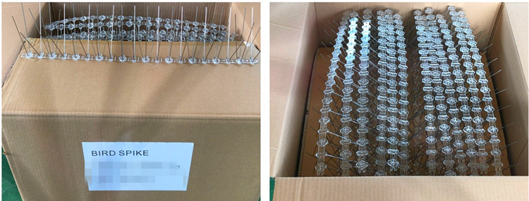 5 ROW BIRD SPIKE PACKING