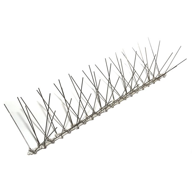 50cm Plastic Base Stainless Steel Bird Spikes for Narrow Surface