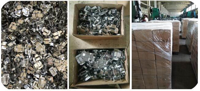 Stainless Steel Banding Strap Buckle for Pole Pipe packing