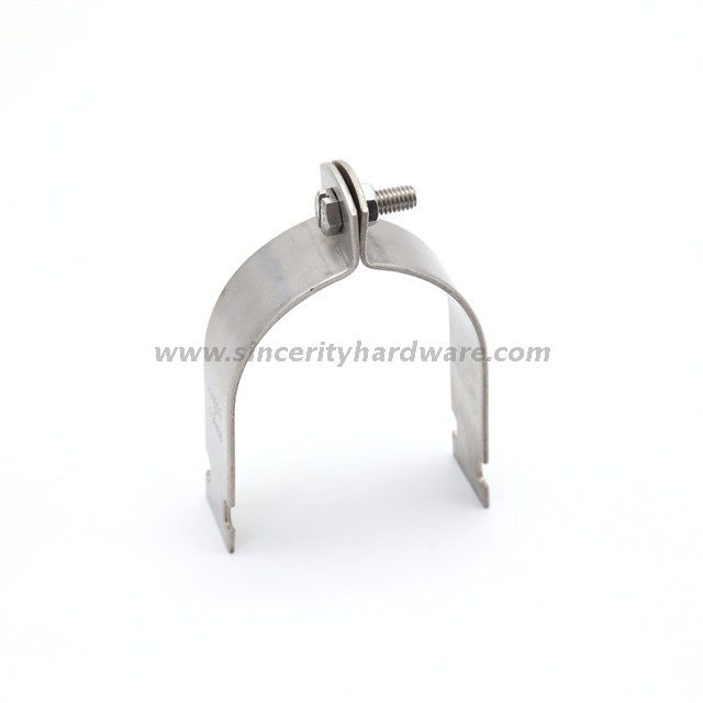 2-1/2'' stainless steel clamps unistrut support clamps