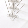 SHPC-71: 3 Rows Plastic Metal Anti Bird Wire Spikes 