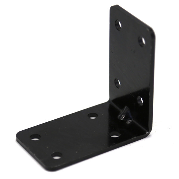 black painted angle bracket