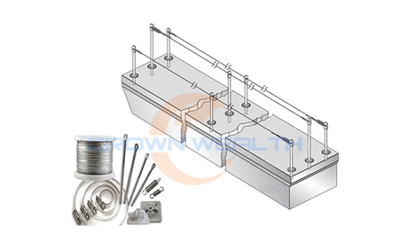 Stainless Steel Bird Wire Anti-bird System on Roof - Professional ...