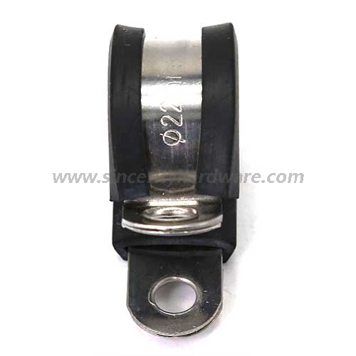 Rubber Lined Stainless Steel P Clips