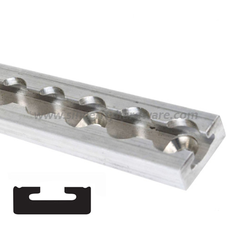 4 X L-Track Airline Track Tie-Down Anchors – 12 Inch / 300mm – Made In USA – Aluminum