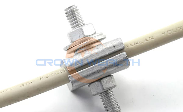 Galvanized D Cable Lashing Clamp