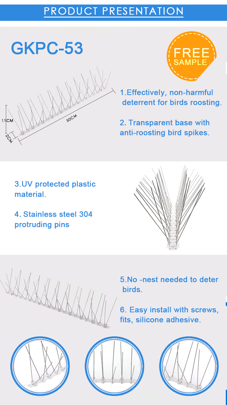 bird spikes
